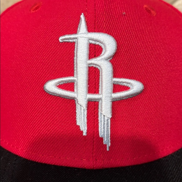 Houston Rockets Red/Black SnapBack Hat - Picture 4 of 8